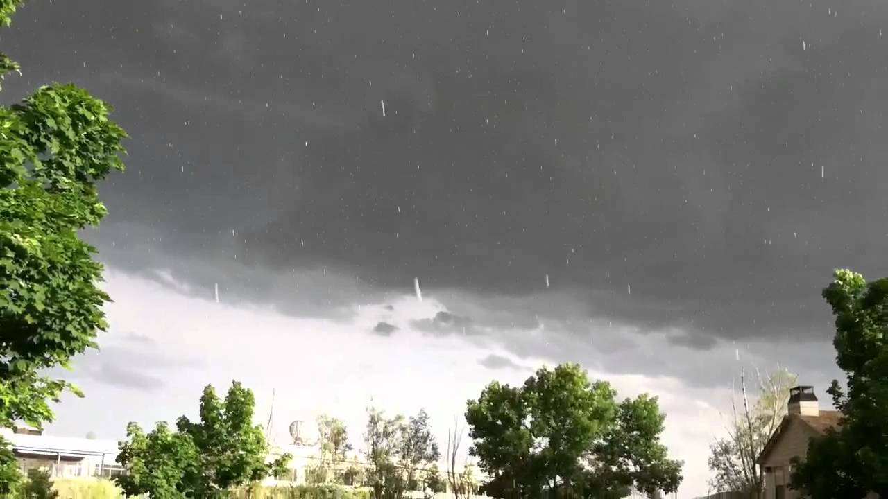 Hail in Colorado springs 6 JUNE 2012 - YouTube