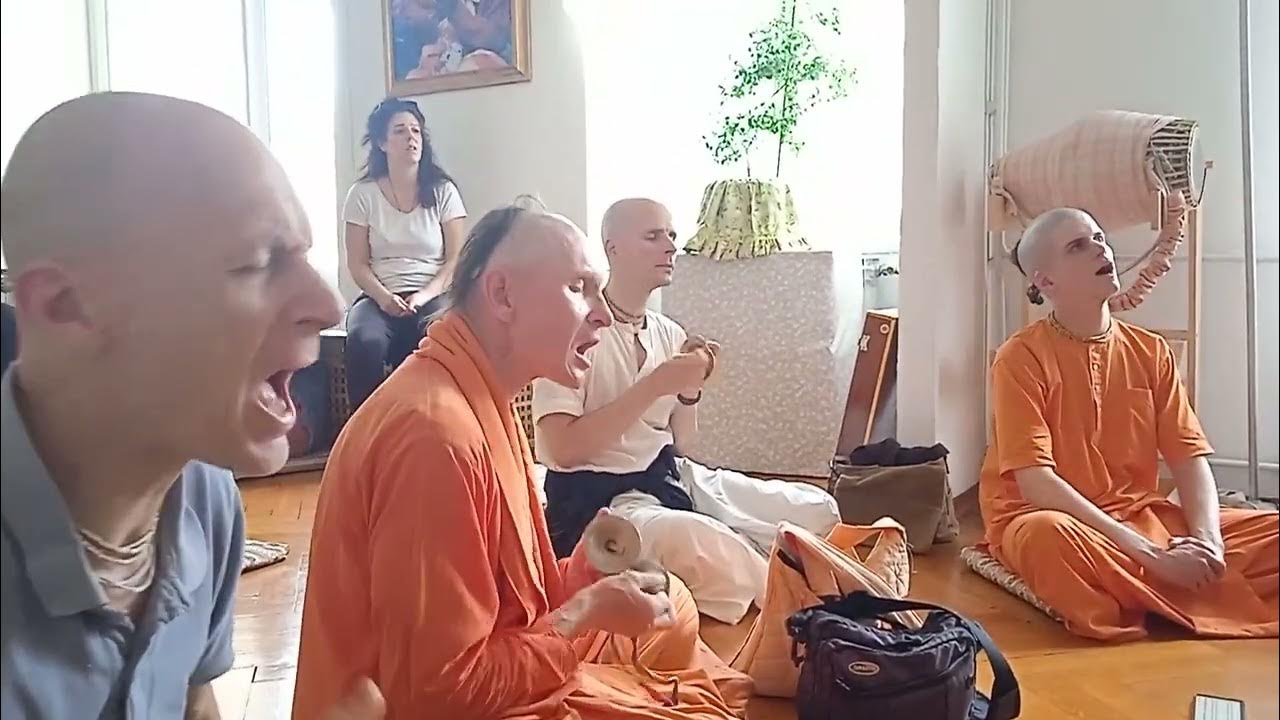 Iskcon Rijeka,sunday feast, Kirtan Ojasvi das YouTube