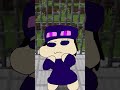 Pet the enderman . anthropomorphic minecraft　#shorts #minecraft #animation