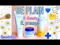 TOO PLAIN?? #BEPLAIN - #SWATCHES and #REVIEW - pH Foaming Cleanser + Chamomile Lotion Ft #Preange