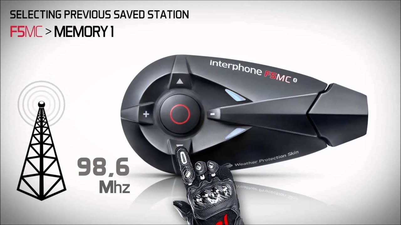 Interphone F5MC Audio Video Tutorial on www.HondaBikes.gr - YouTube