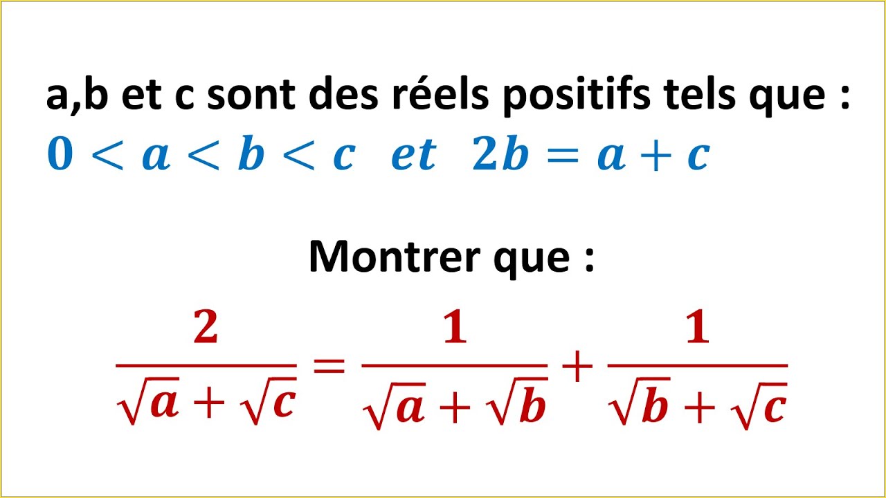 EXERCICE 1 dans les racines carrées ► TRONC COMMUN SCIENTIFIQUE ET TECHNOLOGIQUE