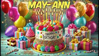 May-Ann Happy Birthday Song - Happy Birthday To You