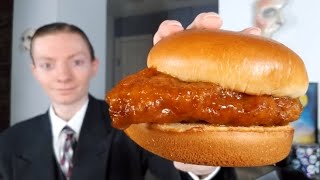 Wingstop's NEW Carolina Gold BBQ Chicken Sandwich Review!