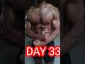 Day 33 in 75 hard challenge 💪😲 #shorts#viral#fitness#workout#bodybuilding#gym#shortsfeed