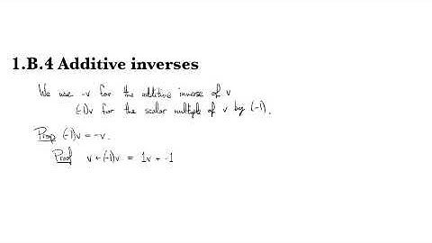 1.B.4 Additive inverses