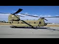 Chinook startup from just a short distance - I could barely hold onto the fence