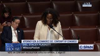 Floor Speech Regarding Ross And Barr Contempt Resolution 2019