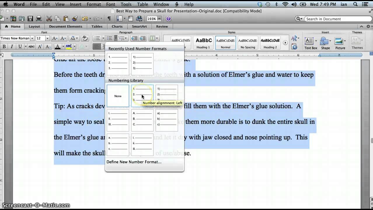 how to edit research paper in word