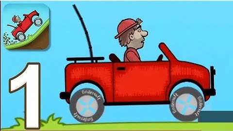 Hill Climb Racing - Gameplay Walkthrough Part 1 - Jeep (iOS, Android)