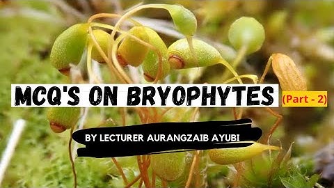 MCQs on Bryophytes Part 2..#PPSC Botany #FPSC #PMS #KPPSC