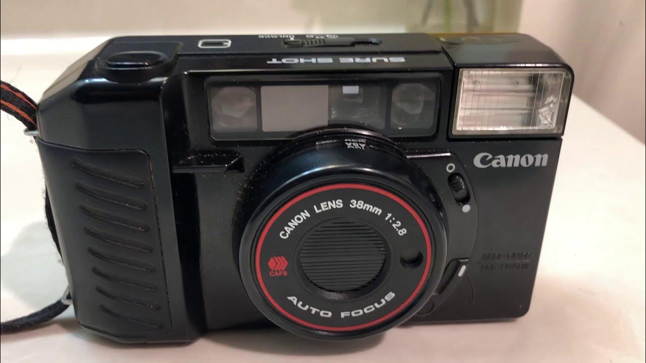 Canon Sure Shot Film Camera 38mm 12.8 Lens w/Case Auto Focus YouTube