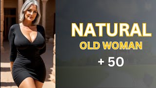 Natural older women over 50 Attractively Dressed Classy | Natural Older Ladies Over 60