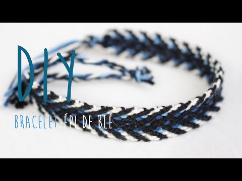 DIY : bracelet brésilien épi de blé ☆ - YouTube