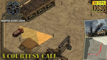 Commandos: Behind Enemy Lines. Mission 9 "A Courtesy Call" [HD 1080p 30fps]