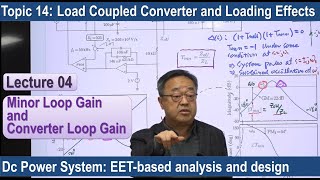 Lecture 04: Distributed power system, Minor loop gain, Loading effect, Stability margins, Loop gain