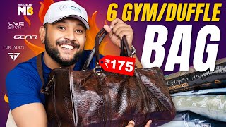 6 Best Budget GYM Bags for Men/Travel 🔥 Amazon Duffle Bag Haul Review 2024 | ONE CHANCE