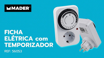 Como programar a Ficha Elétrica com Temporizador  - MADER® | Home Tools