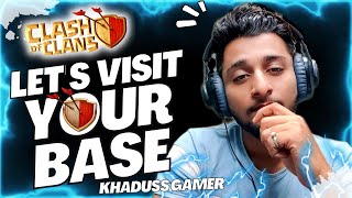 CLASH OF CLANS AND BGMI  | BASE VISIT + TIPS  |  Khaduss Gamer # 492