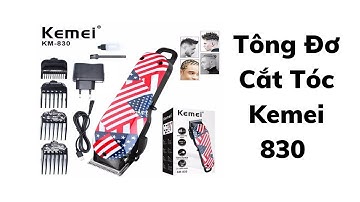 Tông đơ cắt tóc không dây chuyên nghiệp Kemei KM-830 giá rẻ