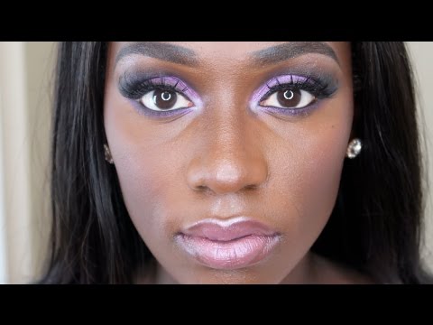 Metalic Purple Smokey Eye