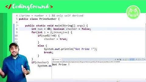 Prime Number Program in Java