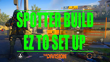 Spotter Build - is it good?  |Solo Heroic 11min |Division2 TU9