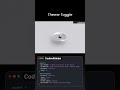 🌙 Dark Mode Switch Using Only CSS (No JS!) 😱 #DarkMode #Coding #CSS #shorts #frontend #html