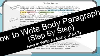 How to Write Essay Body Paragraphs - Step by Step screenshot 2