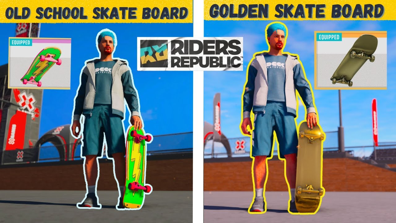 How to UNLOCK Old School SKATE BOARD & GOLDEN SKATEBOARD Controller