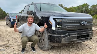 I Take The Electric F-150 Lightning On A Trail To See How Capable This Truck Really Is! by Out of Spec Overlanding 22,159 views 1 year ago 21 minutes