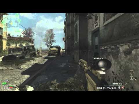 ［CODMW3］テルキヨのONE SHOT KILL and knife