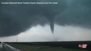 WATCH | Tornado sweeping across Abilene, TX caught on camera