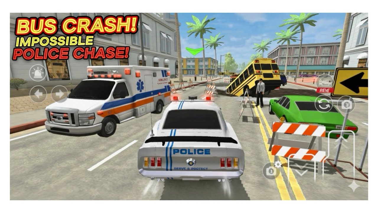 🚨 Bus Crash ke Baad Police ka Dangerous Chase High Speed Police Action 🚓Bus Crash 