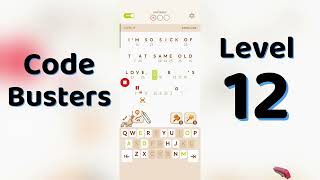 Code Busters Level 12 Answers | Complete Solution | Go Answer