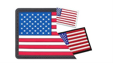 Custom flag patches factory from China 10 free samples