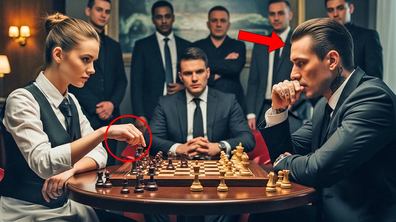Mafia Boss Invites The Waitress To Play Chess For Fun, Little Did He Know, She Was A Genius!