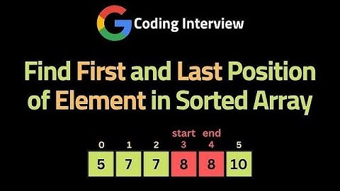 34 - Find the First and Last Position of Element in Sorted Array | Leetcode Problems #dsa