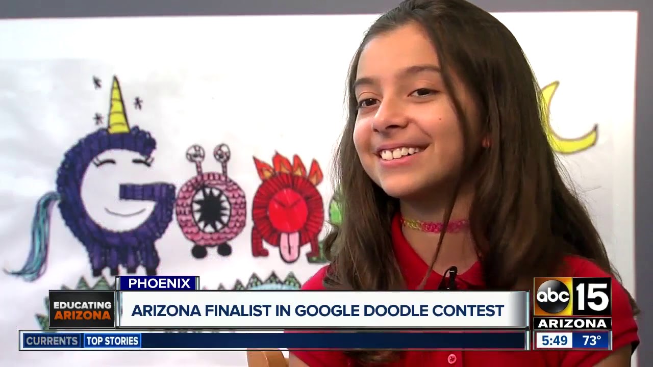 Arizona finalist in Google Doodle contest