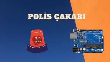 TINKERCAD CIRCUITS ARDUINO-POLİS ÇAKARI