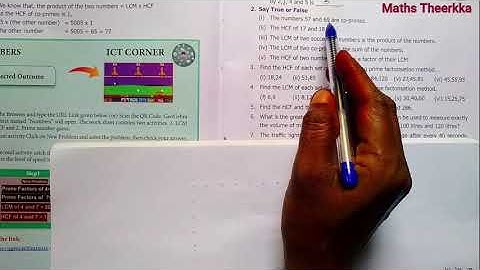 6th standard maths Term 2 | Chapter 1 | Exercise 1.2