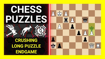 Chess Puzzles to Practice. Themes: Crushing, Long puzzle, Endgame. Learn Chess
