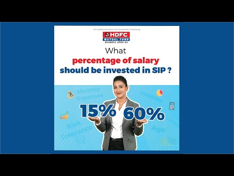 What percentage of salary should be invested in SIP? 26