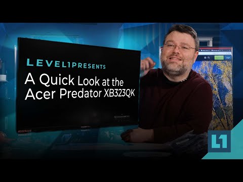 A Quick Look at Acer Predator XB323QK A Quick Look at Acer Predator XB323QK