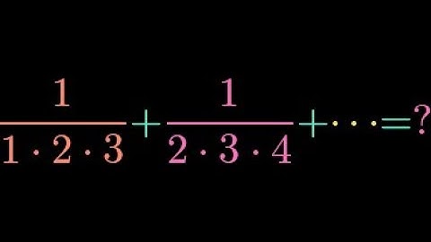 A Telescoping Sum with Partial Fraction Decomposition