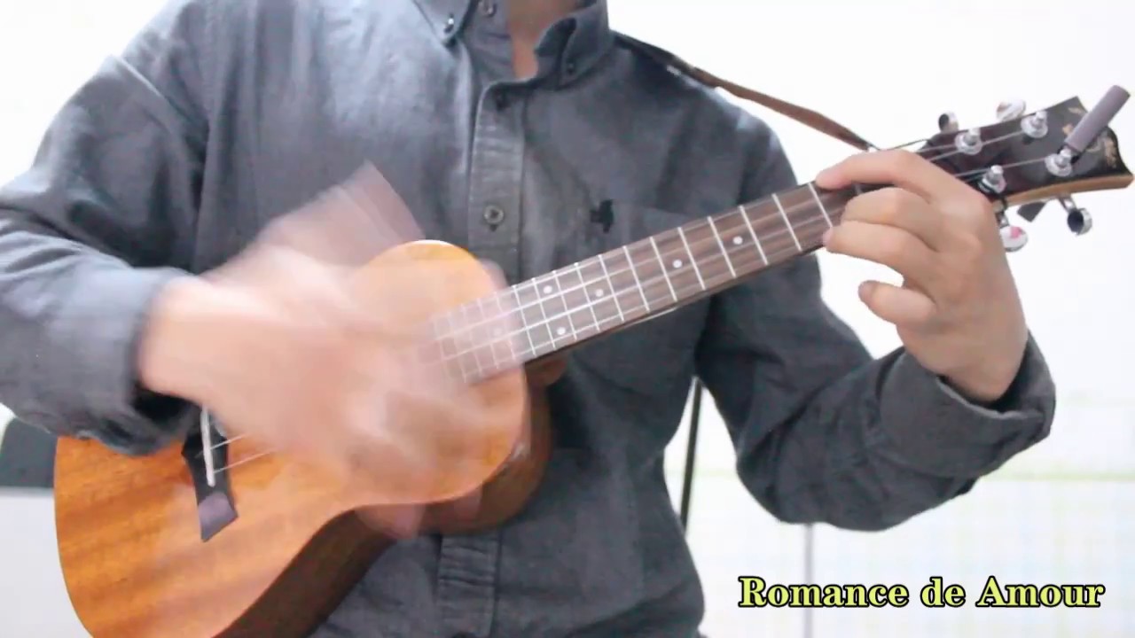 Fingerstyle Ukulele Romance de Amour Flamenco Ukulele Acordes Chordify