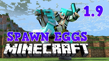 MINECRAFT 1.9 | #1 Spawn Eggs Tutorial! HORSES! CUSTOM SPAWN EGGS!