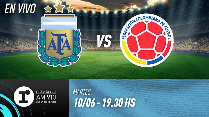 ⚽ ARGENTINA VS. COLOMBIA | ELIMINATORIAS SUDAMERICANAS | RADIO LA RED EN VIVO