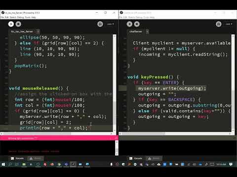 Networked Tic Tac Toe Part 3 - Adding the Server