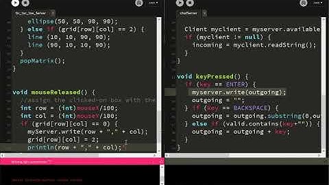 Networked Tic Tac Toe Part 3 - Adding the Server